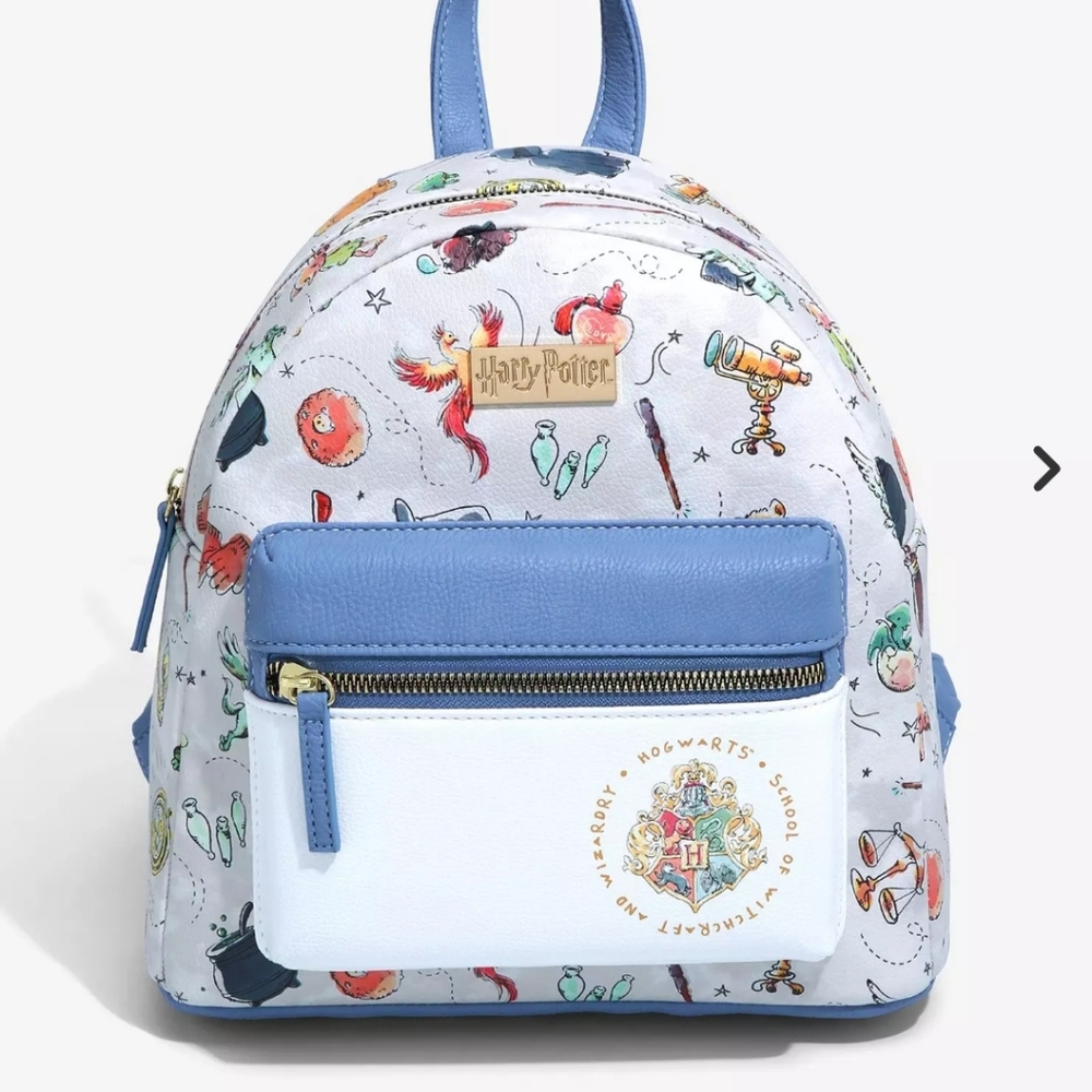 Harry Potter Watercolor Icons Mini Backpack